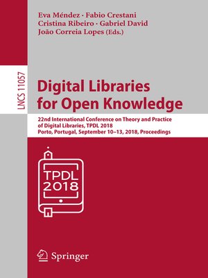 cover image of Digital Libraries for Open Knowledge